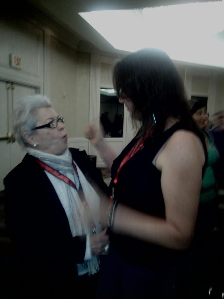 Betty Dodson when I told her what I write/talk/teach/obsess about!