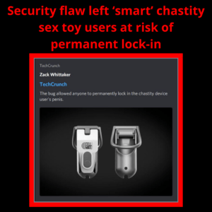 Ruby Ryder shares alert about locking app-controlled chastity cage Cellmate with security issues