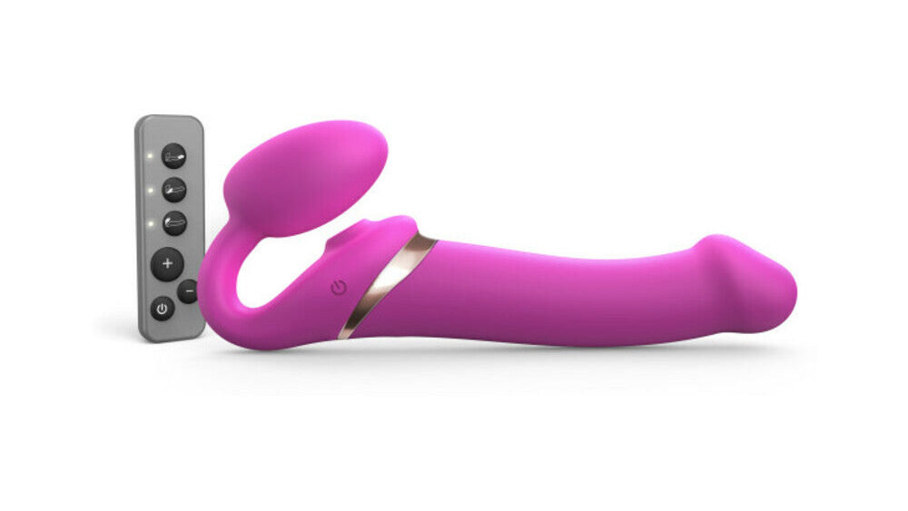 Strap On Me Multi-Orgasm Bendable Vibrating Double and remote